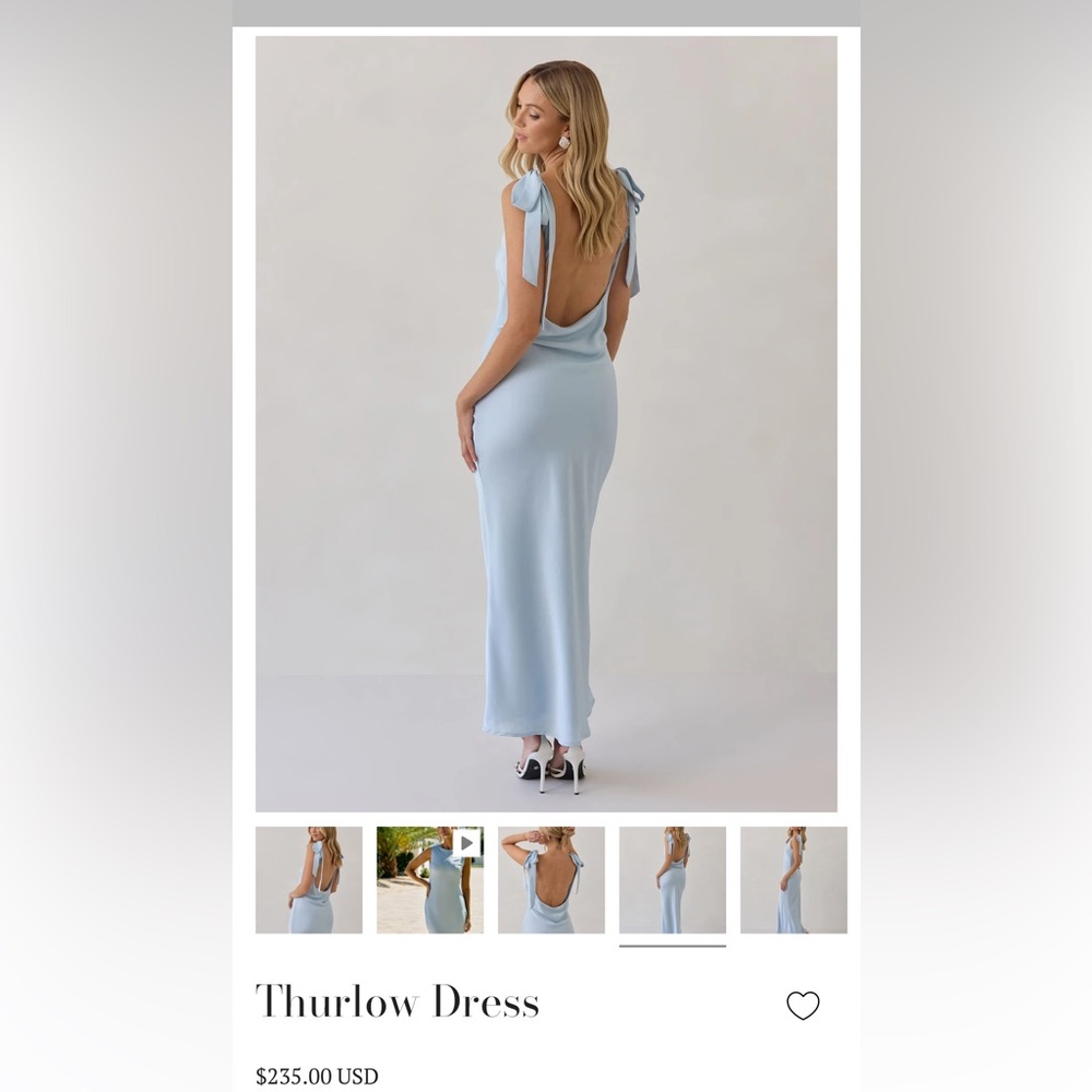 Park & Fifth Sky Blue Thunder Dress
